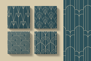 Geometric Art Deco Patterns