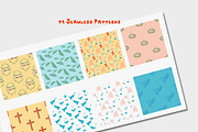 Christian Easter Clipart, Patterns, a Decorative Illustration by Anada Arty (Thumbnail 8 of 9)