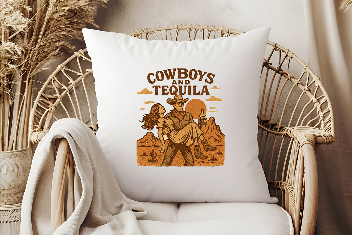 Cowboys and tequila PNG, an Illustration by DreamCafeArt (Photo 4 of 7)