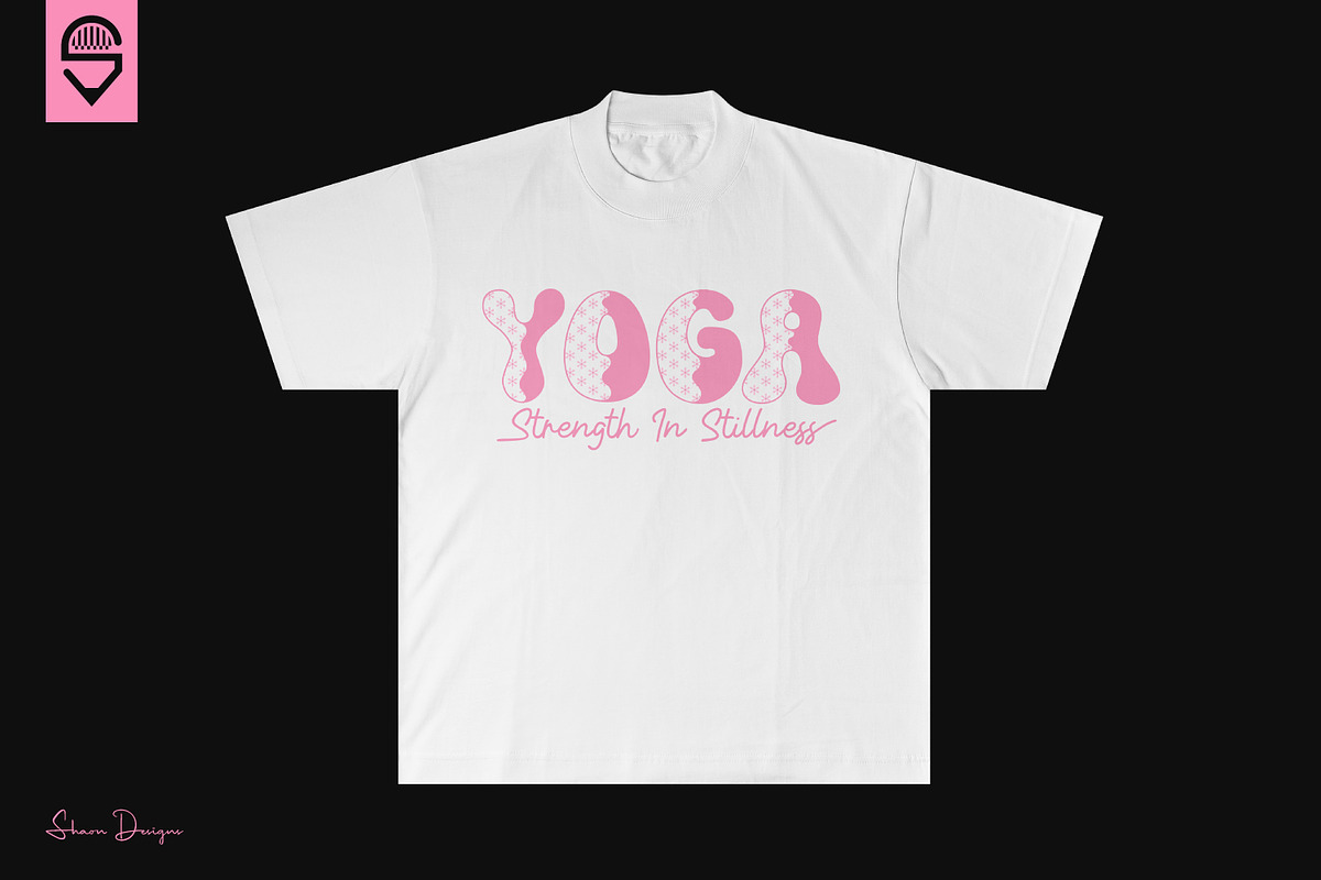 Yoga Quote T-shirt Design Bundle, a Graphic by shaondesigns (Photo 2 of 5)