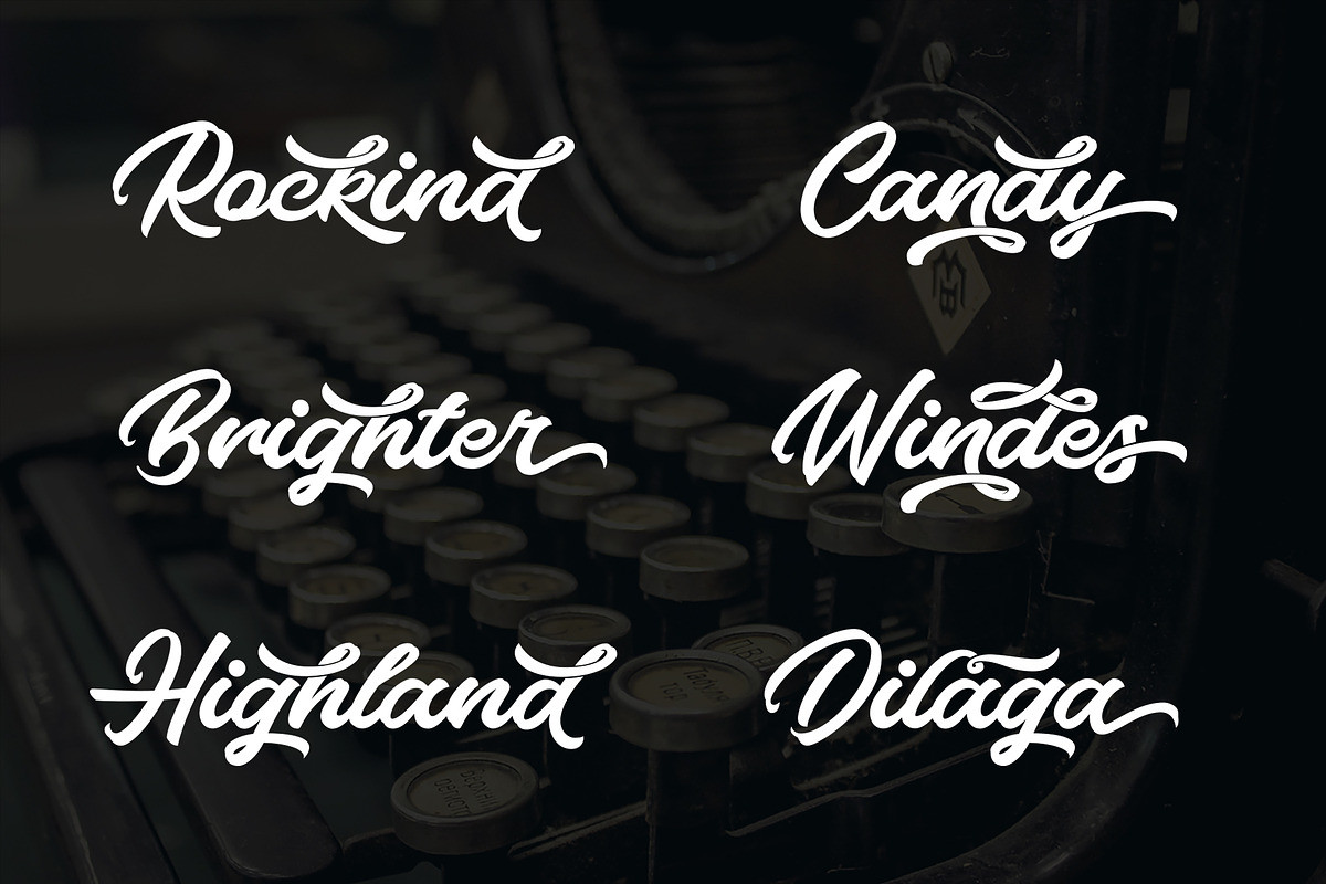 Blandes Typeface preview 4