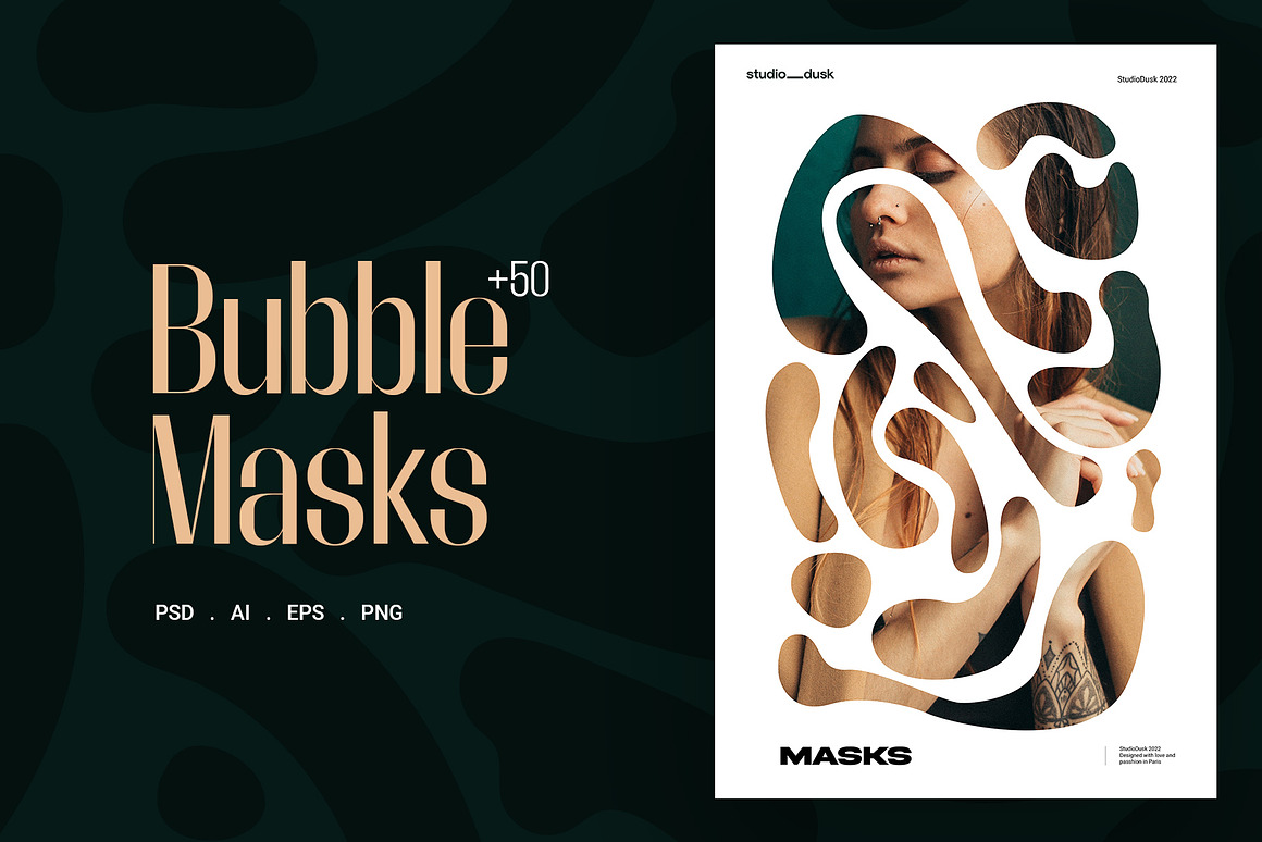 Bubble Masks, a Graphic by Studio Dusk (Photo 1 of 11)