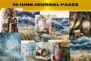 Surreal Flower Faces Clipart& Papers, a Seasonal Illustration by Daring Digies (Thumbnail 9 of 11)