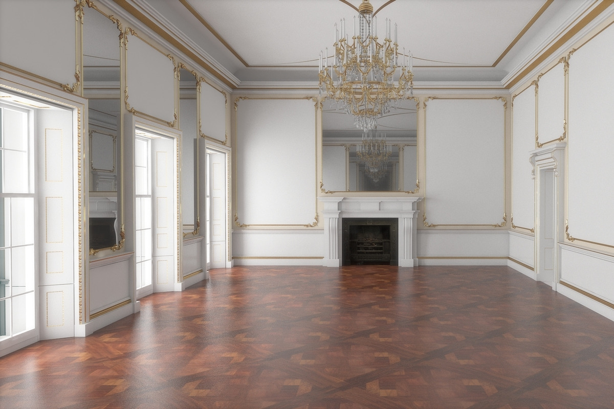 Classic Interior Hall 3D, an Architecture 3D Model by Giimann (Photo 3 of 12)