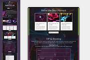 Nightclub Wix Studio Website, a Templates & Theme by Kitteeh (Thumbnail 9 of 10)