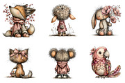 whimsical Spring Back View Animal, an Illustration by CreationArt (Thumbnail 7 of 7)