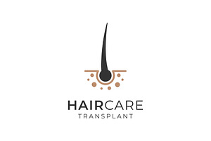 Hair Transplant Dermatology Logo, a Branding & Logo Template by ika trisiana