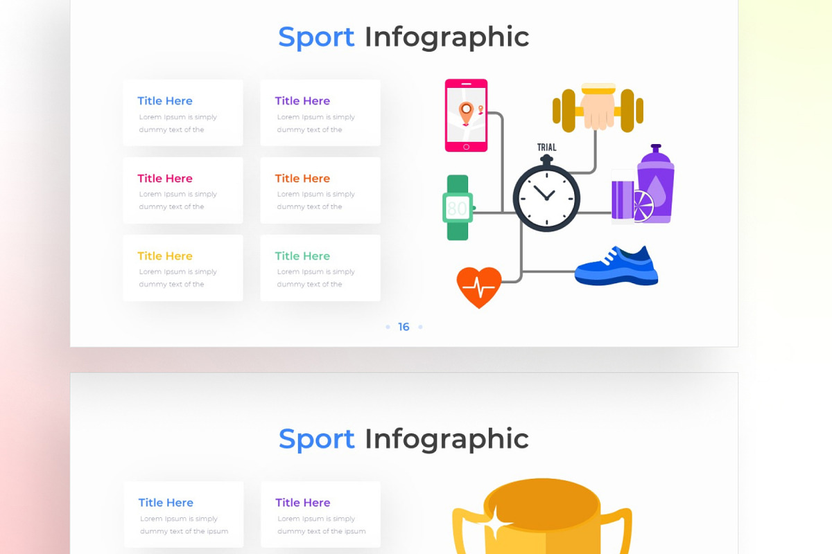 Sport PowerPoint Infographic, a Presentation Template by Digitcase x Wealthwells (Photo 4 of 4)