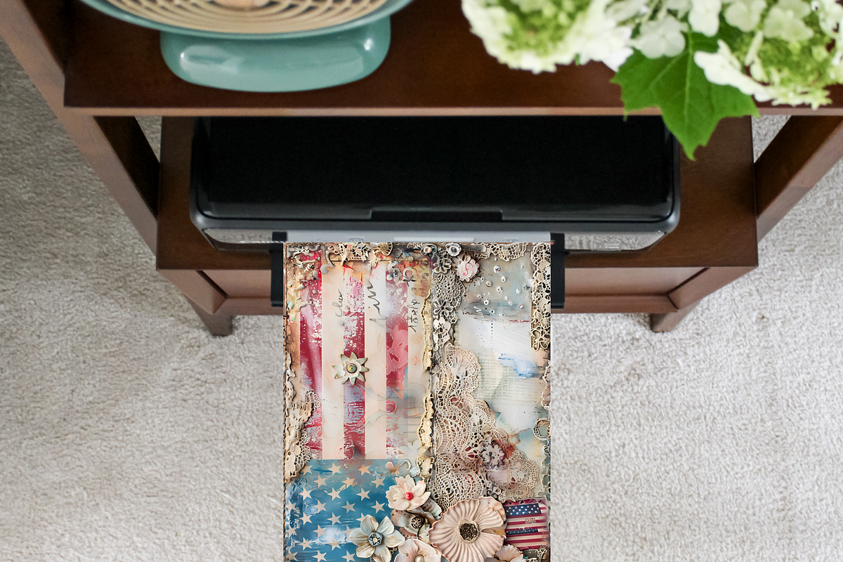 AMERICAN CELEBRATION JUNK JOURNAL, a Decorative Illustration by Daring Digies (Photo 6 of 7)