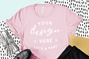 Bella Canvas 3001 Graphic Mockups, a Shirt Mockup by lock and page (Thumbnail 8 of 65)