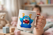 Gummy Grins - 6 Cute Monsters, a Decorative Illustration by D R A W K M A N (Thumbnail 5 of 7)