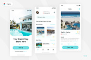 Hootez - Hotel and Resort Mobile App, an UI Kit Template by Ermedia Studio (Thumbnail 1 of 4)