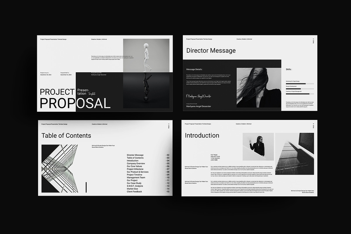 Project Proposal Presentation, a Presentation Template by DesignCrest (Photo 5 of 11)