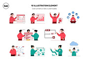 SaaS, UI & Startup Illustration Set, a Finance Illustration by SLAB! Design (Thumbnail 2 of 6)