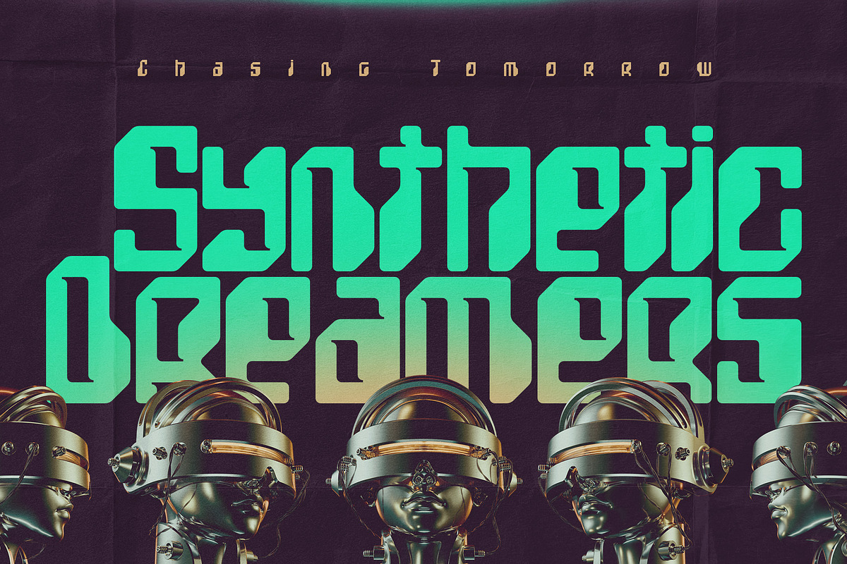 TechCore - Vintage Cyber Font, a Sans Serif Font by Gleb Guralnyk (Photo 3 of 6)