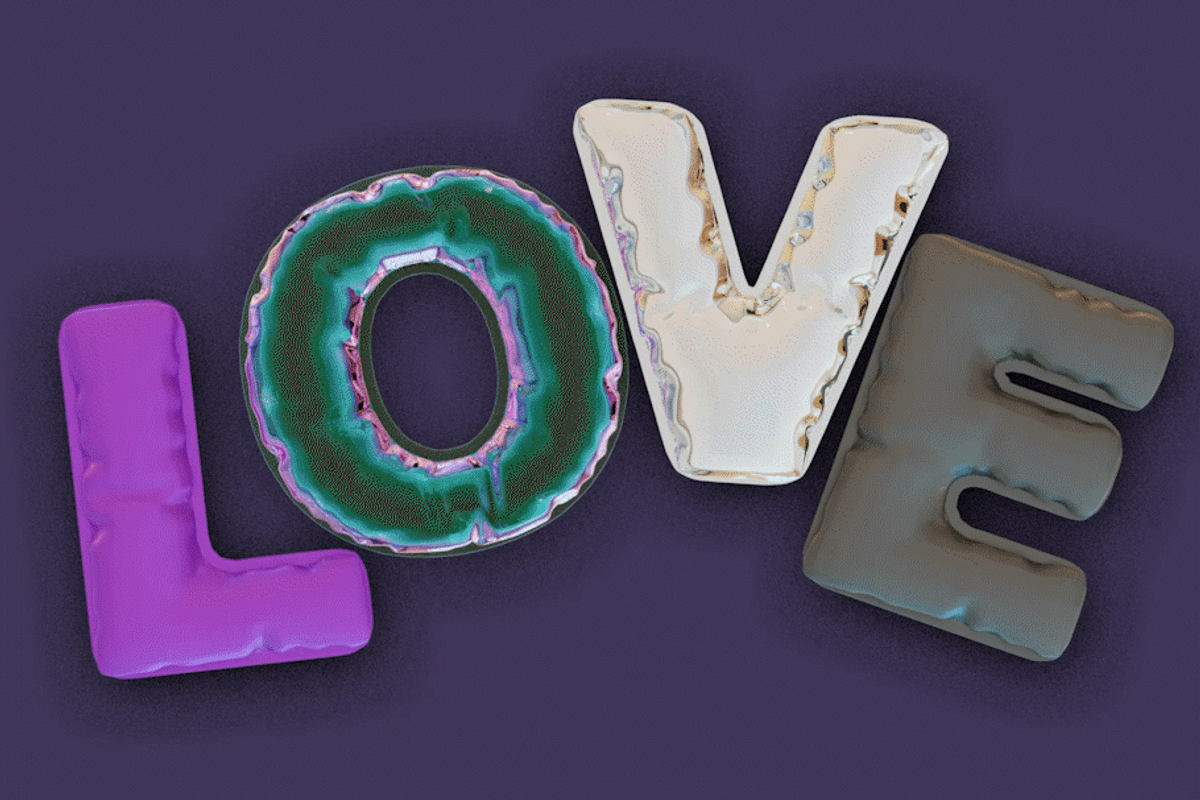 Blow - 3D Holographic Font, a Graphic by Alina Sh (Photo 7 of 7)