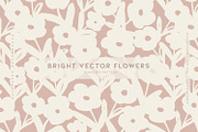Bright Vector Flowers, a Pattern Graphic by MalyskaStudio (Thumbnail 1 of 11)