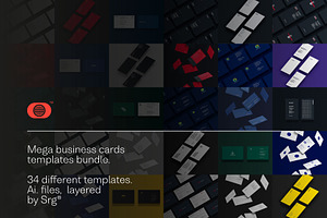 Business cards templates bundle!