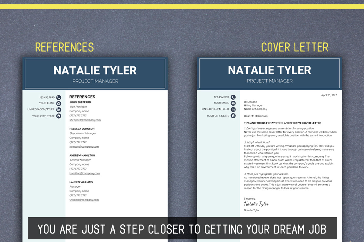 Resume CV Template MS Word (A4 + US), a Resume Template by LevelUpResume (Photo 5 of 5)