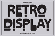 Retro Display Bold Font, a Serif Font by Bercreative (Thumbnail 1 of 4)