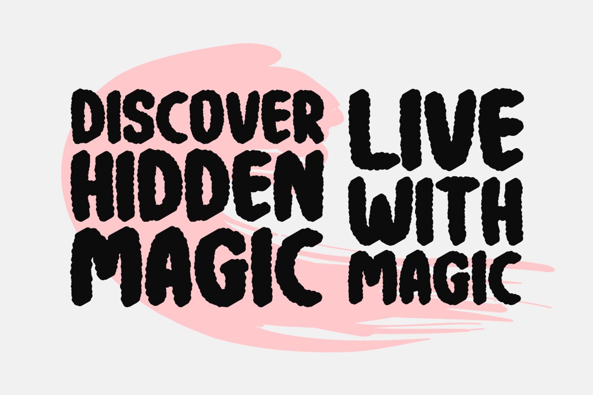 Make Magic Typeface, a Handwritten Font by Seemly Fonts (Photo 2 of 6)