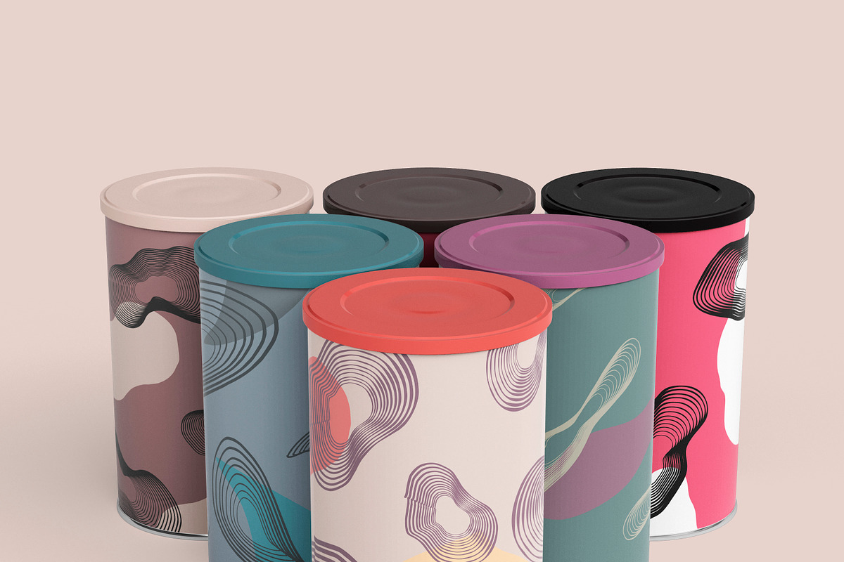 Elegant camo. Abstract pattern pack., a Pattern Graphic by lisa_kalev (Photo 3 of 9)