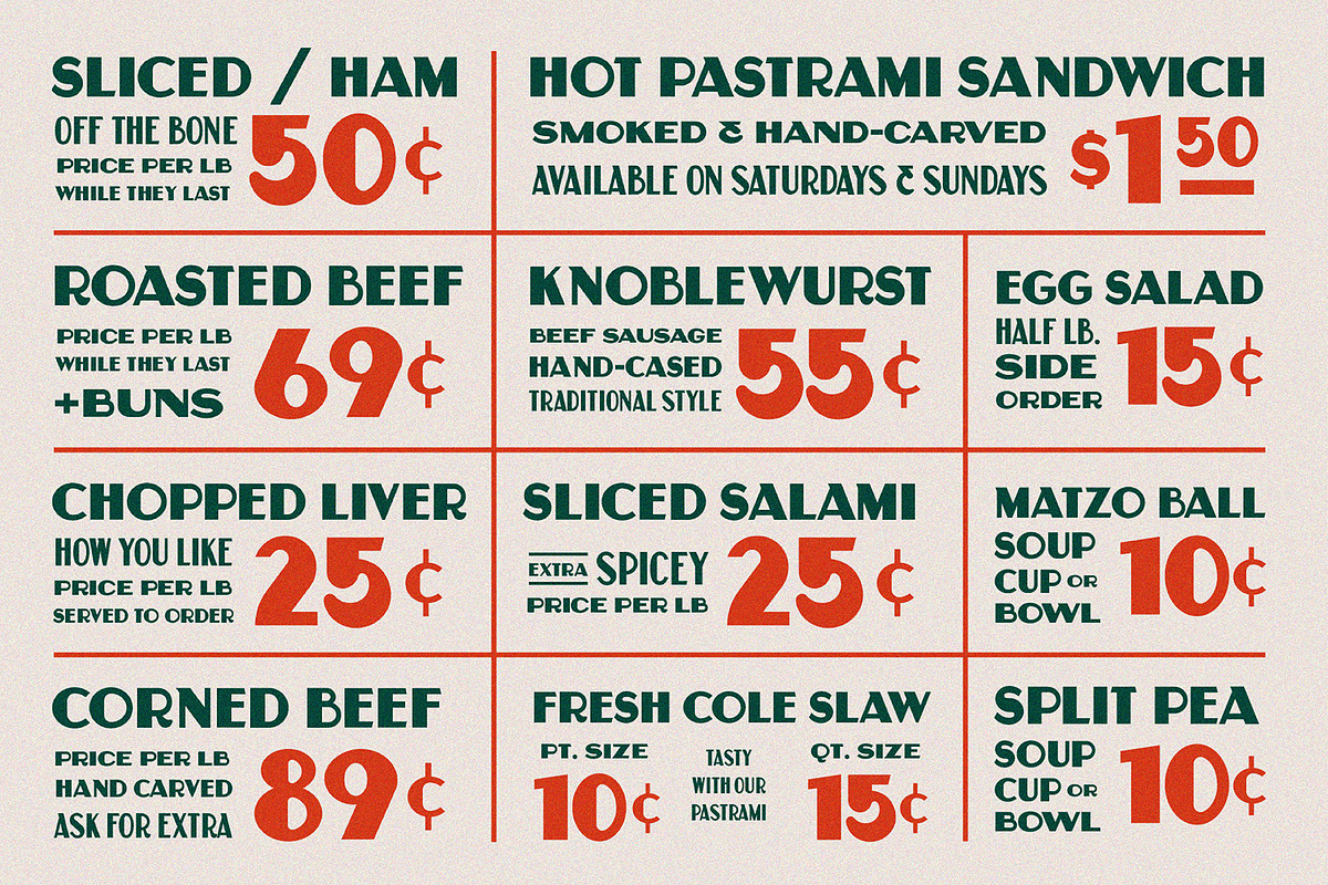 Reuben - A Vintage Display Font, a Sans Serif Font by JK Design Co. (Photo 7 of 8)