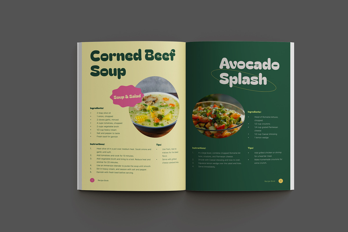 Gourmet Recipes Book preview 8