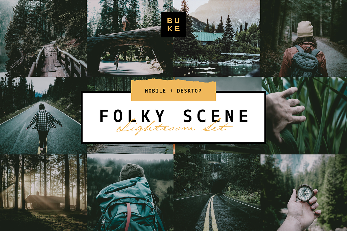 5 Folk Moody Lightroom Presets Pack, a Preset Add-On by SHOOM HOUSE (Photo 1 of 6)