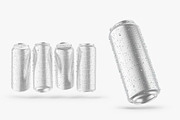 Glossy Metallic Can Bundle, a Product Mockup by Graphic Bird (Thumbnail 10 of 19)