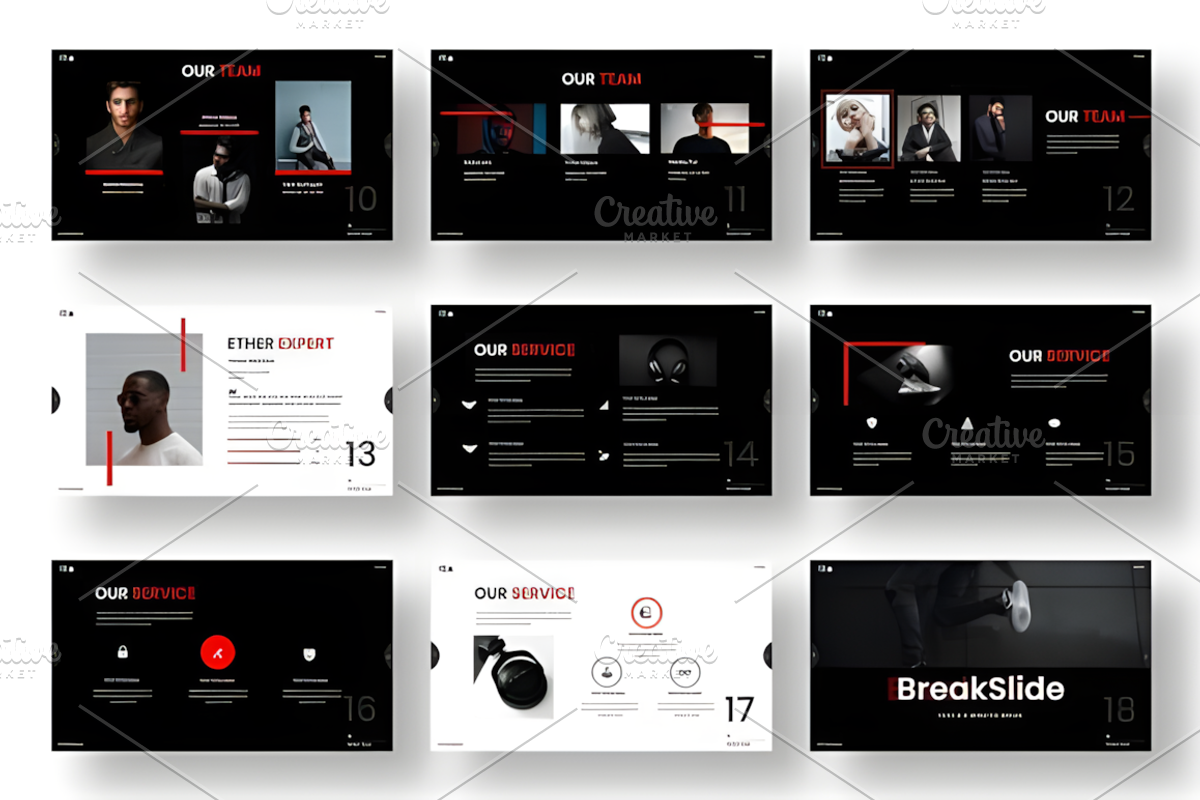 Guller – Business PowerPoint Templat, a Presentation Template by Ink Gallery (Photo 5 of 6)