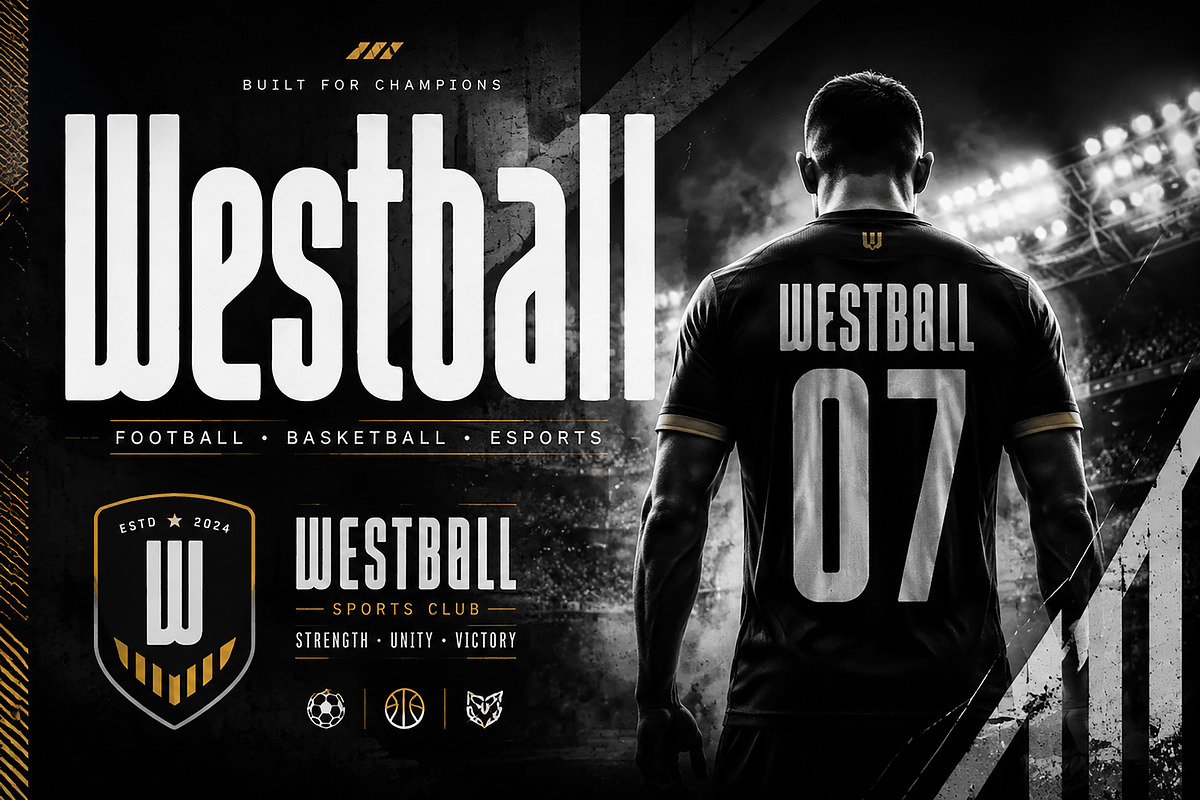 Westball, a Slab Serif Font by Wow Magic (Photo 3 of 4)