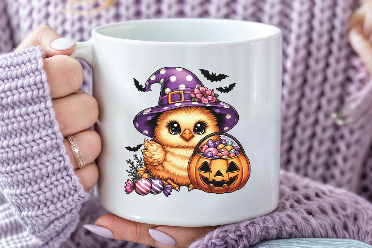 Halloween Chicken PNG Farm, an Illustration by CraftArtStudio (Photo 3 of 4)