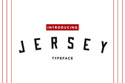 Jersey Typeface, a Font by thedesignshark (Thumbnail 1 of 8)