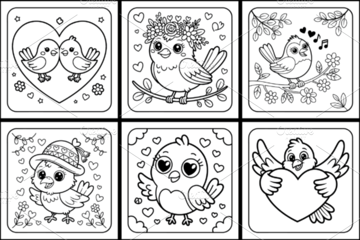 Easy Cozy Valentine's Bird, a Seasonal Illustration by Ink Gallery (Photo 2 of 3)