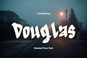 Douglas is a cute handwritten font, a Handwritten Font by Brown Cupple (Thumbnail 1 of 5)