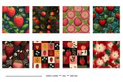 Strawberry Retro Art Style Patterns, a Pattern Graphic by karenfoleyphoto (Thumbnail 5 of 16)
