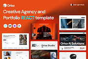 Orisa - Creative React Template, a React Template by AliThemes (Thumbnail 1 of 2)