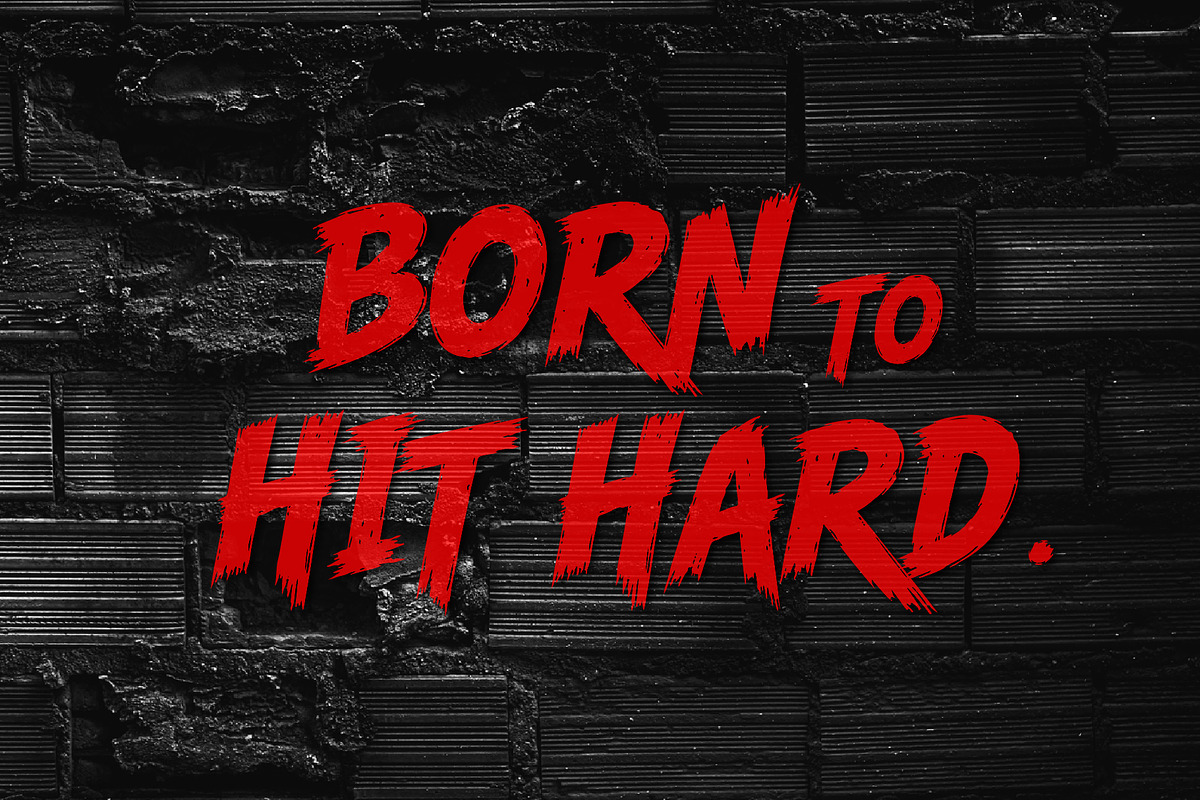 Runster Dread - Raw Intense Font, a Handwritten Font by HypeWorksCo (Photo 7 of 16)