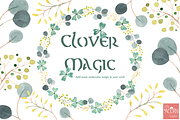 Clover Magic Watercolor Graphics, an Illustration by LittleAcornGraphics (Thumbnail 2 of 3)