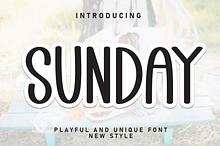 Sunday | Script Font