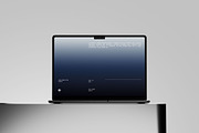 Minimalist Macbook Screen Mockup, a Mac Mockup by fakhroo (Thumbnail 2 of 4)