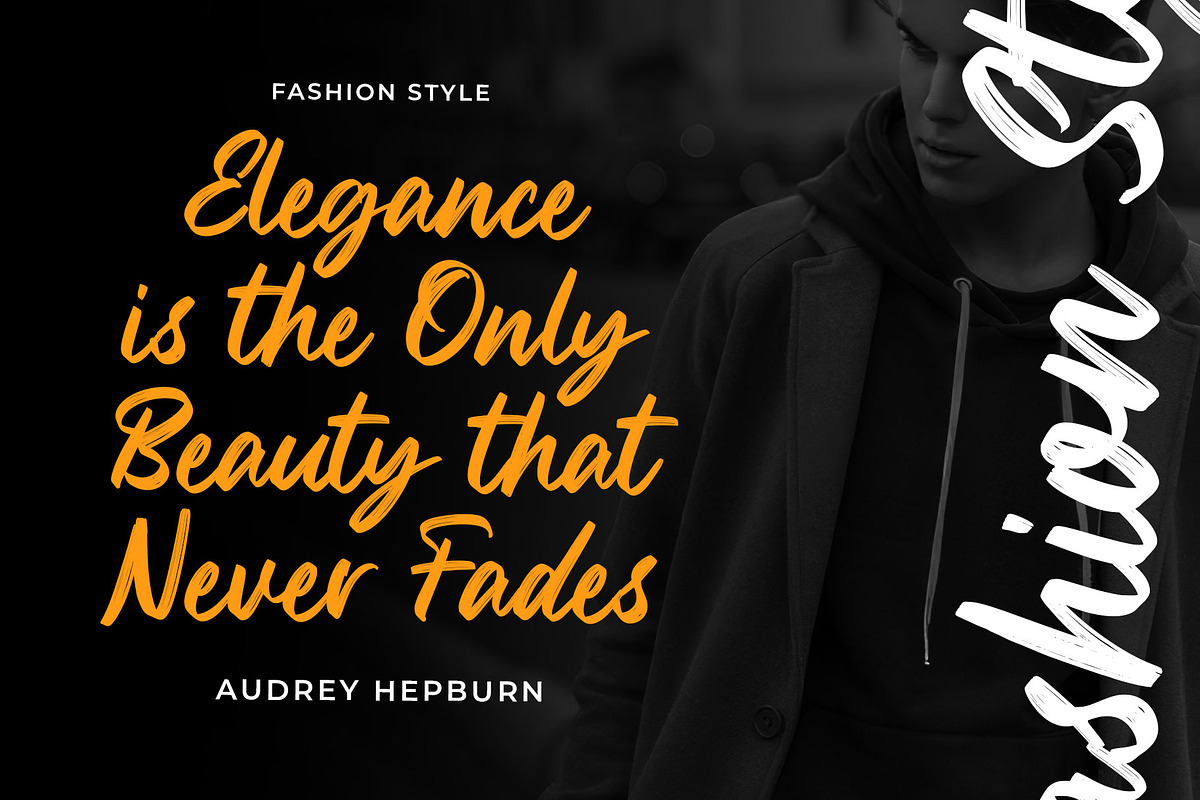 Antagon Brush Script Font, a Script Font by RantautypeStudio (Photo 2 of 15)
