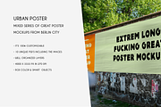 Urban Poster Mockups, a Presentation Template by khoai_tây (Thumbnail 2 of 7)