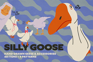 Silly Goose: Hand Drawn Illustration