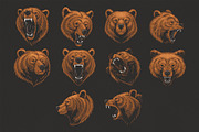 Bear Illustrations Hand-Drawn Vector, an Animal Illustration by Trape Graphic Studio (Thumbnail 4 of 10)