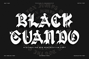 Black Guando - Old English Font, a Blackletter Font by QR Design Studio (Thumbnail 1 of 6)