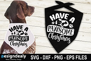 Dog Christmas Bandana SVG Bundle, a Graphic by Buysvgbundles (Thumbnail 5 of 7)