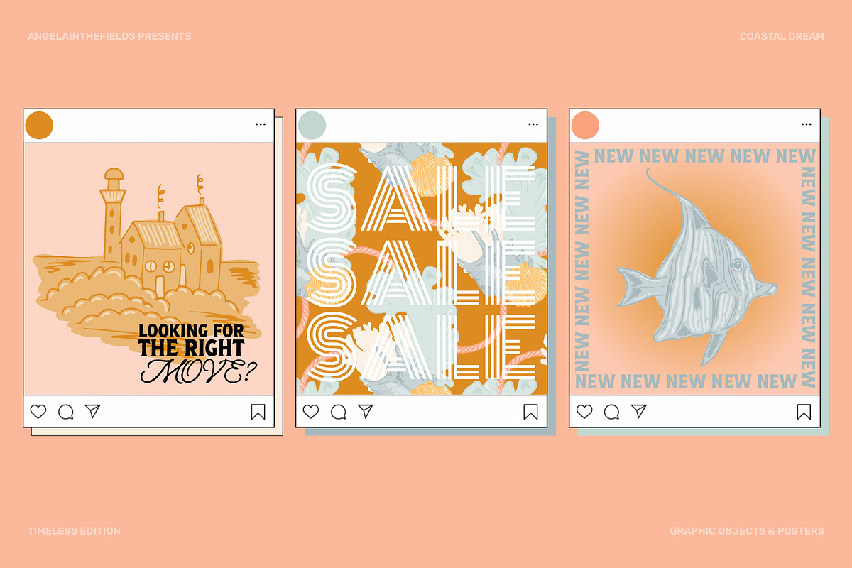 200+ Coastal Dream Vector Clipart, an Object Graphic by angelainthefields (Photo 14 of 17)