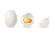 Egg Vector Set, an Object Graphic by Gomolach (Thumbnail 1 of 4)